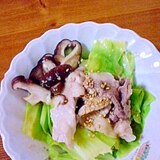 ポン酢でいただく豚肉サラダ